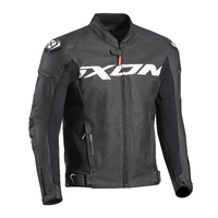 Ixon Sparrow Black/White Leather Jacket