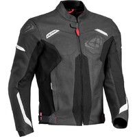 Ixon Rhino Black/White Leather Jacket