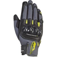 Ixon RS Rise Air Grey/Black/Bright Yellow Gloves