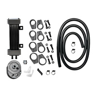 Jagg Oil Coolers JAG-750-1000 6-Row Vertical Deluxe Oil Cooler Kit for most H-D Models
