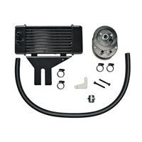 Jagg Oil Coolers JAG-750-2500 10-Row LowMount Oil Cooler Kit for Dyna 91-17