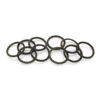 James Genuine Gaskets JGI-65324-83 Race/Screamin Eagle Style Exhaust Gaskets for Big Twin 84-Up/Sportster 86-21 (10 Pack)