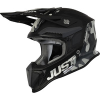 Just1 J18 MIPS Pulsar Matte Grey Camo/Black Helmet
