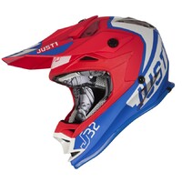 Just1 J32 Vertigo Matte Blue/White/Red Youth Helmet