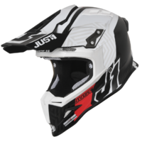 Just1 Racing J12 Helmet Syncro Matte Carbon/White