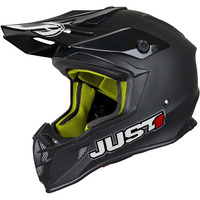 Just1 Racing J38 Helmet Solid Matte Black