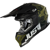 Just1 J39 Kinetic Matte Green Camo/Black Helmet