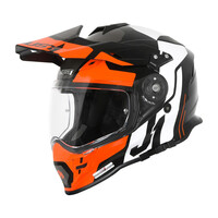 Just1 J34 Pro Tour Gloss Orange/Black Adventure Helmet
