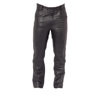 Rjays Jeans Leather Ladies Pant Black 