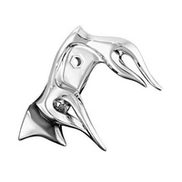 Kuryakyn K1059 Flame Shift Arm Cover Chrome for Touring 82-Up