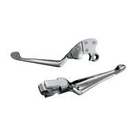 Kuryakyn K1080 Boss Blades Levers w/Adjustable Clutch Lever Chrome for Softail 96-14/Dyna 96-17/Touring 96-07/Sportster 96-03