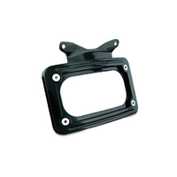 Kuryakyn K3147 Curved Number Plate Mount Black for most Touring 10-Up