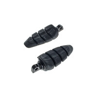 Kuryakyn K4317 Kinetic Footpegs Black w/Male Mounts