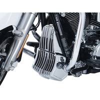 Kuryakyn K6417 Precision Oil Cooler Cover Chrome for Touring 17-Up