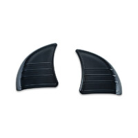 Kuryakyn K6979 Tri-Line Inner Fairing Mirror Covers Black for Touring 14-Up w/Batwing Fairing