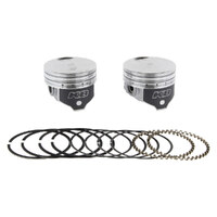 Keith Black Pistons KB258.030 +.030" Flat Top Pistons w/8.6:1 Compression Ratio for Big Twin 84-99 w/Evolution Engine