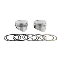Keith Black Pistons KB264.040 +.040" Flat Top Pistons w/9.0:1 Compression Ratio for Sportster 86-Up w/1200cc Engine/Sportster 86-87 w/1100cc Engine