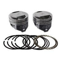 Keith Black Pistons KB266.020 +.020" Dome Top Pistons w/10.5:1 Compression Ratio for Big Twin 84-99 w/Evolution Engine