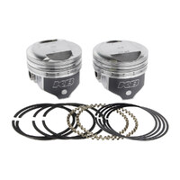Keith Black Pistons KB266.STD Standard Dome Top Pistons w/10.5:1 Compression Ratio for Big Twin 84-99 w/Evolution Engine