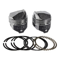 Keith Black Pistons KB292.020 +.020" Dome Top Pistons w/8.2:1 Compression Ratio for Sportster 72-85 w/1000cc Engine