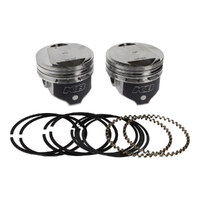 Keith Black Pistons KB305.020 +.020" Dome Top Pistons w/9.6:1 Compression Ratio for Big Twin 84-99 w/Evolution Engine