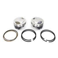 Keith Black Pistons KB906C.010 +.010" Dome Top Pistons w/10.5:1 Compression Ratio for Twin Cam 99-06 88ci to 95ci Conversion