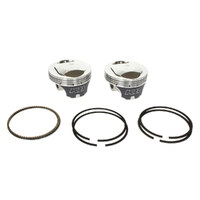 Keith Black Pistons KB906C.STD Standard Dome Top Pistons w/10.5:1 Compression Ratio for Twin Cam 99-06 88ci to 95ci Conversion
