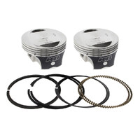 Keith Black Pistons KB908C.STD Standard Flat Top Pistons w/10.0:1 Compression Ratio for Twin Cam 07-17 w/103ci Engine also Converts 96ci to 103ci