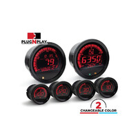 Koso KOS-BA050907 Speedometer & Tachometer 6 Gauge Kit Black for Touring 04-13 w/Fairing