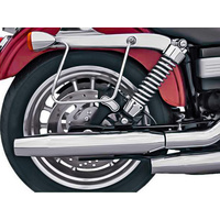 Khrome Werks KW202410A 3" HP-Plus Shorty Tapered Slip-On Mufflers Chrome for Dyna 95-17