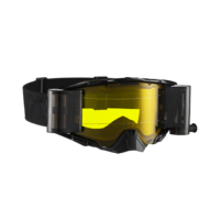 Leatt Velocity 6.5 Roll-Off Goggles Black/Grey w/Yellow 70% Lens