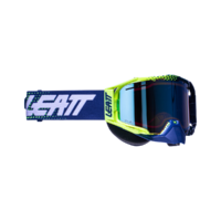 Leatt 2022 Velocity 6.5 Goggles Lime/Blue w/Light Grey Lens