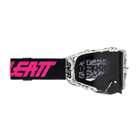 Leatt 2021 Velocity 6.5 Goggles Bones w/Smoke 28% Lens