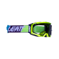Leatt 2022 Velocity 5.5 Goggles Neon Yellow w/Light Grey Lens