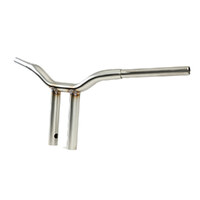 LA Choppers LA-7337-12SS 12" X 1 1/4" Straight One Piece Kage Fighter Handlebar Stainless
