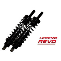 Legend LEG-1310-0950 REVO Series 12" Rear Shock Absorbers Black for V-Rod 07-17