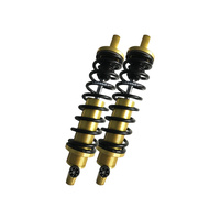 Legend LEG-1310-1742 REVO-A Series 12" Adjustable Rear Shock Absorbers Gold for Dyna 91-17