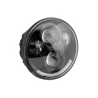 Letric Lighting Co LLC-LH-5B 5-3/4" LED Headlight Black for H-D Indian Scout Models w/5-3/4" Headlight