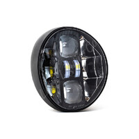 Letric Lighting Co LLC-SBH 40w LED Headlight w/Parker Light Black for Breakout 18-Up/LiveWire 20-Up