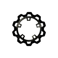 Lyndall Racing Brakes LRB-4104-3121 11.8" Rear Bow-Tie Disc Rotor Black Band & Black Carrier for V-Rod 06-17