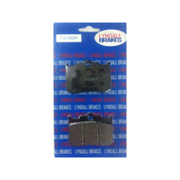 Lyndall Racing Brakes LRB-7182-G Gold-Plus Brake Pads for Performance Machine 125x4R & 137x4B Calipers Softail 06-Up w/PM Integrated Caliper