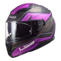 LS2 FF320 Stream Evo Mercury Matte Purple/Titanium Helmet [Size:MD]