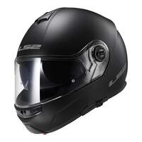 LS2 FF325 Strobe Flip Front Matte Black Helmet