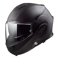 LS2 FF399 Valiant Flip Front Matte Black Noir Helmet