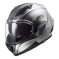 LS2 FF900 Valiant II Jeans Flip Front Titanium Helmet