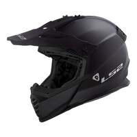 LS2 MX437 Fast Evo Solid Matte Black Helmet