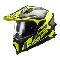 LS2 MX701 Explorer Alter Matte Black/Hi-Vis Helmet