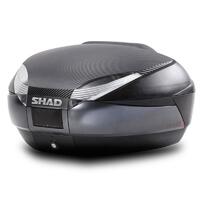 Shad SH48 Top Case w/Bonus Backrest & Carbon Panel Black/Carbon 48L