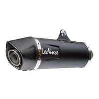 LeoVince LVSO14031 Nero Stainless Black Slip-On Muffler w/Carbon End Cap for Suzuki SV 650 16-22/SV 650 X 18-20