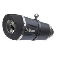LeoVince LVSO14336SB Factory S Stainless Black Slip-On Muffler w/Carbon End Cap for Kawasaki Ninja 1000 SX/Tourer 20-22